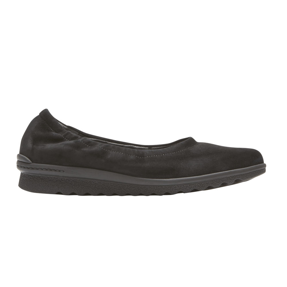 Tenis De Ballet Rockport Mujer Mexico - Truflex Chenole Negros - WQJMU7496